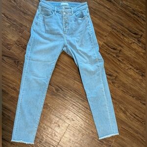 LOFT Light Blue Straight Leg Jeans
